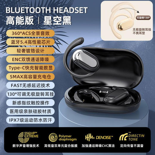 【不入耳蓝牙耳机】大电量可旋转挂耳式耳机 开放式蓝牙耳机 七夕情人节礼物 商品图5