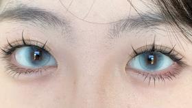 HUOHUOCON半年抛美瞳 炫蓝蘑菇 14.2mm