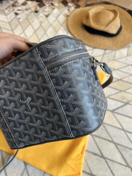 Goyard/戈雅Muse老花化妆包斜挎包拉链手提单肩包盒子包 商品图9