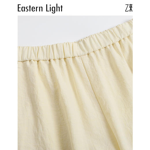 Eastern Light/乙来【韩国皱丝麻】夏季凉感阔腿裤显瘦垂感裤子女 新款 商品图11