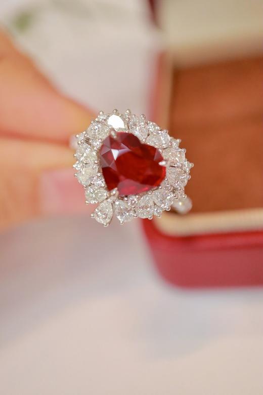2.82ct 红宝石戒指吊坠 商品图1