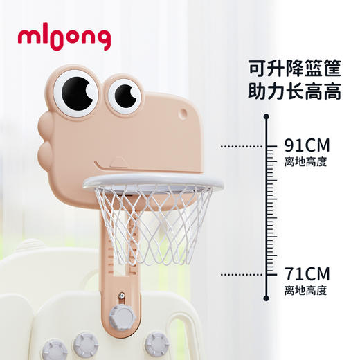 【冬日暖拥】曼龙mloong滑梯儿童室内家用小型可折叠多功能宝宝庭院滑滑梯游乐场儿童 商品图5