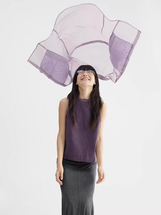 步履不停/4B23105C/轻薄透气长袖衬衫罩衫皮肤衣 商品图3