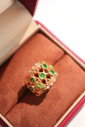 1.2ct 沙弗莱戒指