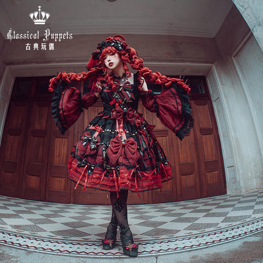 【全款预售掉落】梦中的蝴蝶结JSK 新色 古典玩偶 Lolita【2025年5月31日起发货】 商品图6