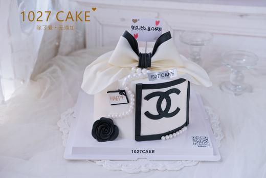 1027CAKE | 翻糖蝴蝶结 黑白小香风 商品图0
