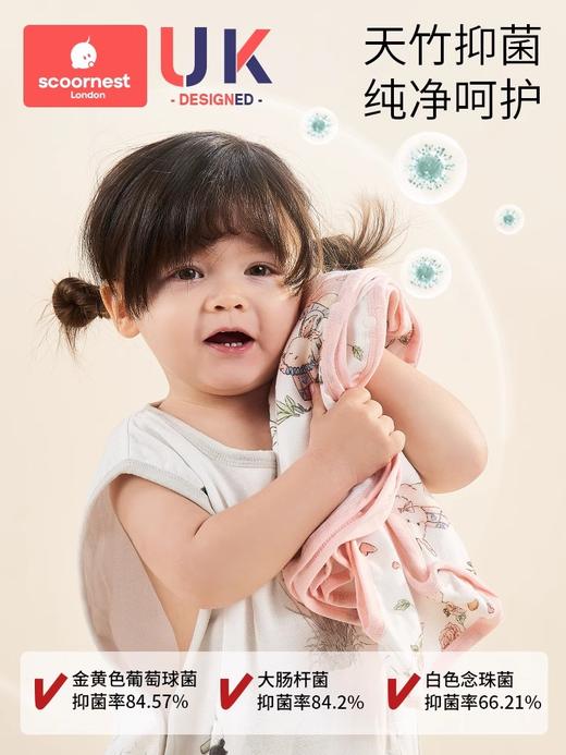 科巢婴儿睡袋天竹棉纱布春秋宝宝无袖背心新生儿童睡觉防踢被夏季薄款 商品图2