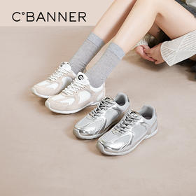 千百度低跟网面鞋女款秋季轻便时尚休闲鞋A24404291