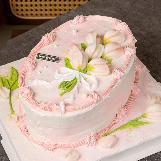 女士蛋糕 | 郁金香蛋糕6寸8寸异形 可做多种颜色（纯动物奶油新鲜水果夹心 提前2天预定） 商品图1