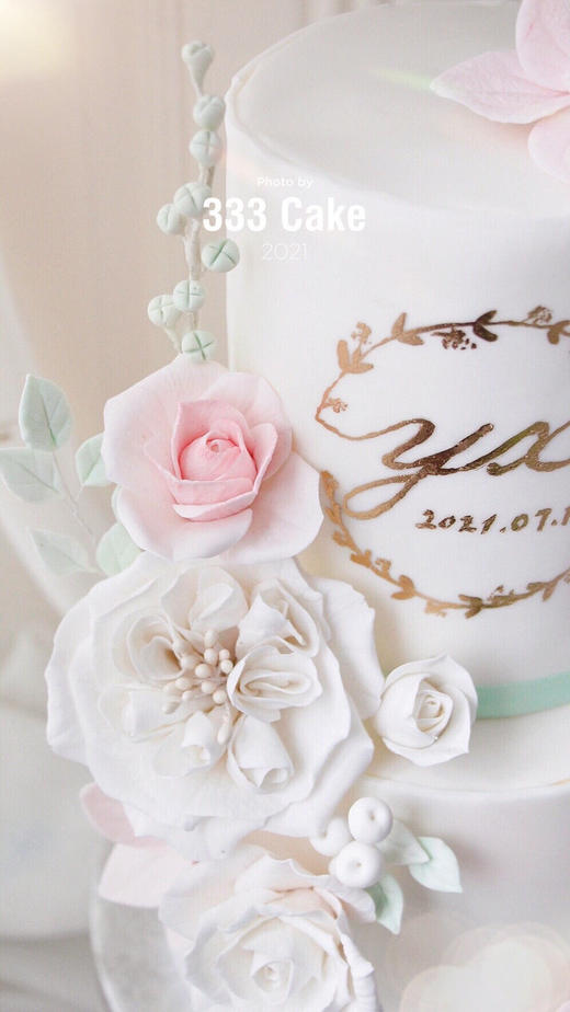 糖花&奥斯汀玫瑰·定制 商品图1