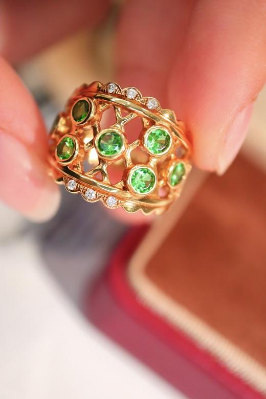 1.2ct 沙弗莱戒指 商品图5