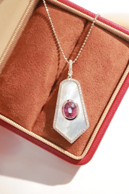 2.05ct 帕帕拉恰吊坠 商品图6