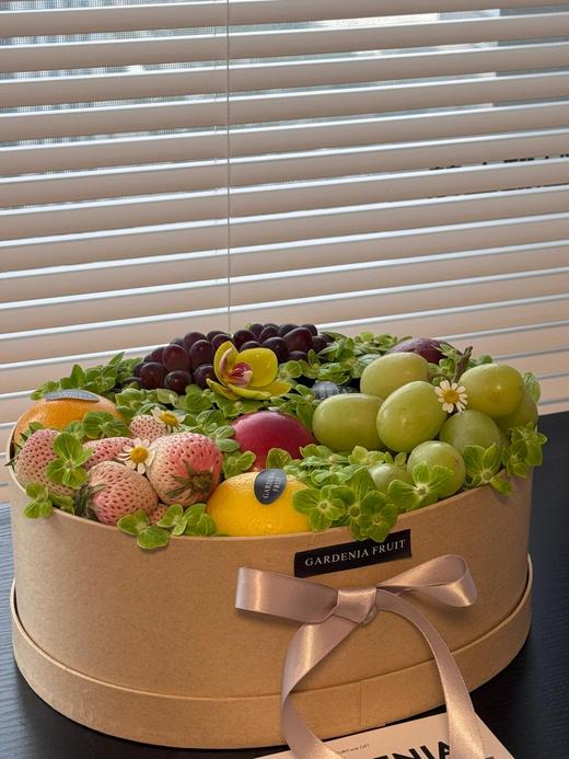 简约法式牛皮套二花盒（鲜花水果礼物伴手礼） 商品图8