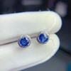 1.01ct 1.1g 蓝宝石耳钉 商品缩略图1