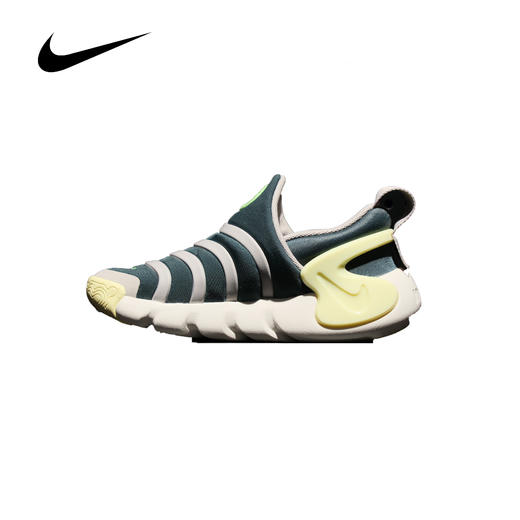 耐克-鞋袜类（冬）G3鞋婴童NIKE DYNAMOGOFLYEASE绿黄灰 商品图0