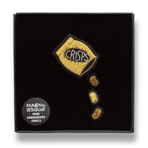 北京仓｜Macon & Lesquoy-Crisps-薯片 刺绣 胸针［法国设计师］ 商品图3