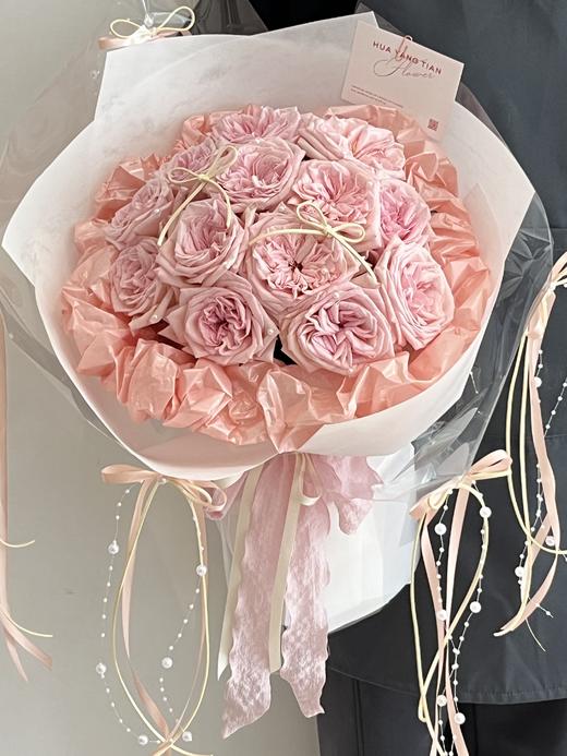 定格爱意 粉荔枝玫瑰 花束 商品图0