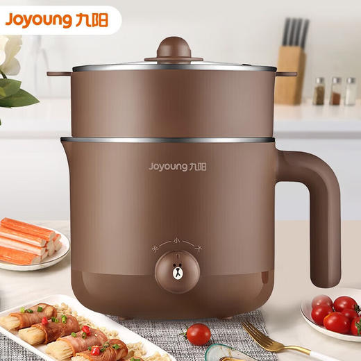 九阳（13232）小型多功能电热锅带蒸笼迷你宿舍电火锅K12-D603 商品图0