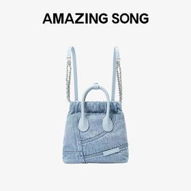 Amazing Song乙颂流浪袋双肩牛仔迷你新款小众手提包包女款