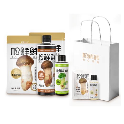【节日礼盒】松鲜鲜 自然赏味臻选礼 515g+595ml 商品图1