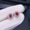0.98ct 1.38g 红宝石耳钉 商品缩略图6