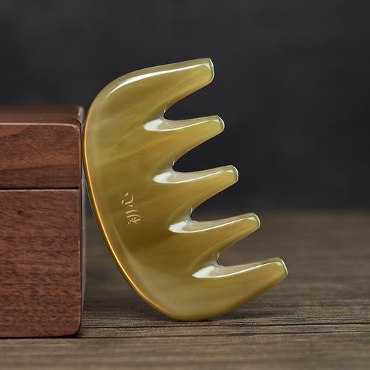 初心| 牦牛角五齿经络梳 商品图7