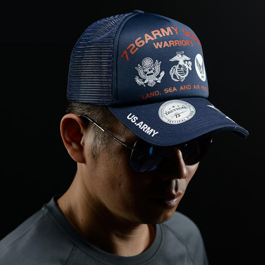 自由基地夏季新款卡车帽网眼帽防晒透气古着帽实拍头围均码正品帽 CAP-208-KC01 商品图2