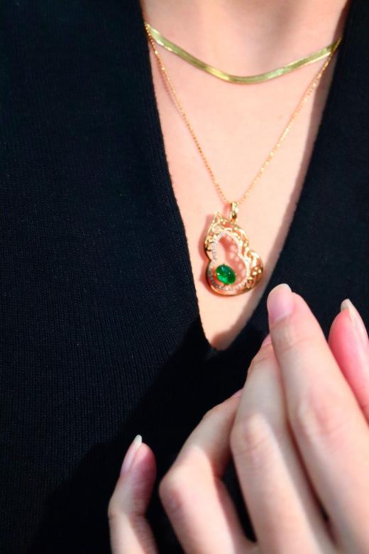 1.31ct 祖母绿吊坠 商品图6