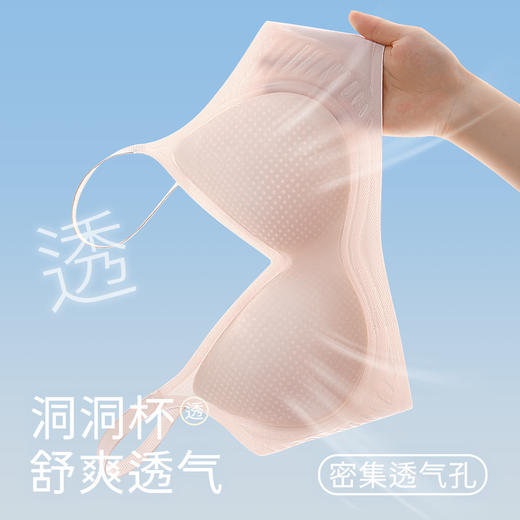 【298选3】A1-【A-C杯】【超薄凉感冰皮洞洞杯】裸感无痕美背内衣无钢圈聚拢夏季薄款文胸  月舞花眠 商品图7