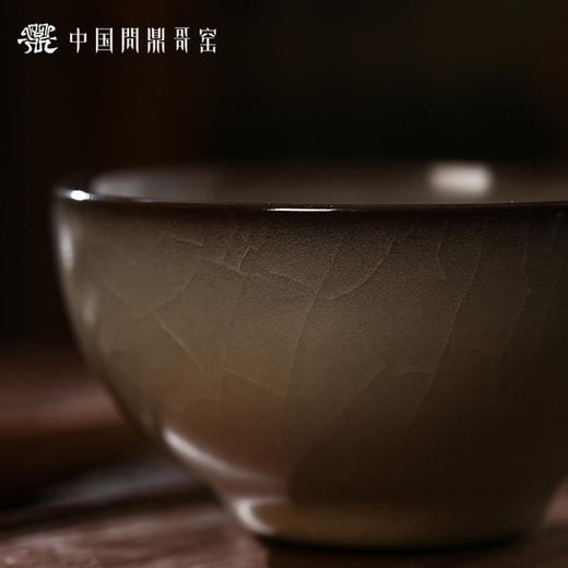 问鼎哥窑致巧款精工雍和杯（缺货） 商品图4