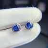 1.01ct 1.1g 蓝宝石耳钉 商品缩略图0