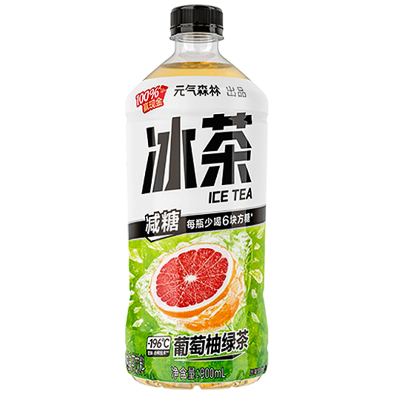 元气森林冰茶葡萄柚900ml(6937003703437)