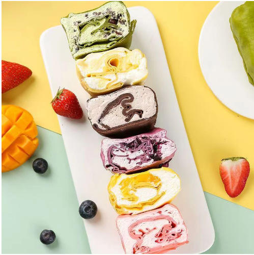 【55.9限时特惠！六味毛巾卷蛋糕】一口爆浆，草莓蓝莓多口味奶油蛋糕，奶油蛋糕网红爆浆小甜品L 商品图1