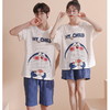 【像云朵一样软绵绵~】情侣睡衣 女夏季短袖短裤 新款套装 简约宽松男士家居服 无印可外穿睡衣-QQ 商品缩略图12