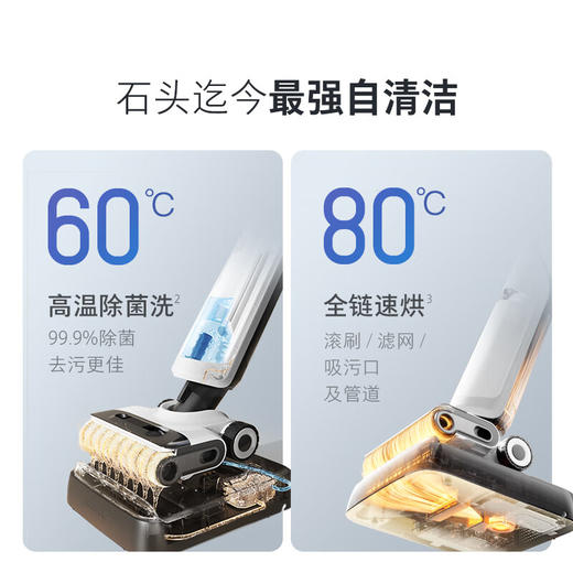 石头（roborock）A20Pro 【平躺清洁 AI双助力】5分钟全链速烘 热水自清洁 家用无线扫地吸尘洗拖一体拖地机_需要提前一天预约服务_YWJZ_需要提前一天预约服务_YWJZ 商品图0