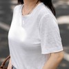 菜菜家亚麻T恤|100%法国雨露麻，奢侈高克重，柔软透气 商品缩略图6