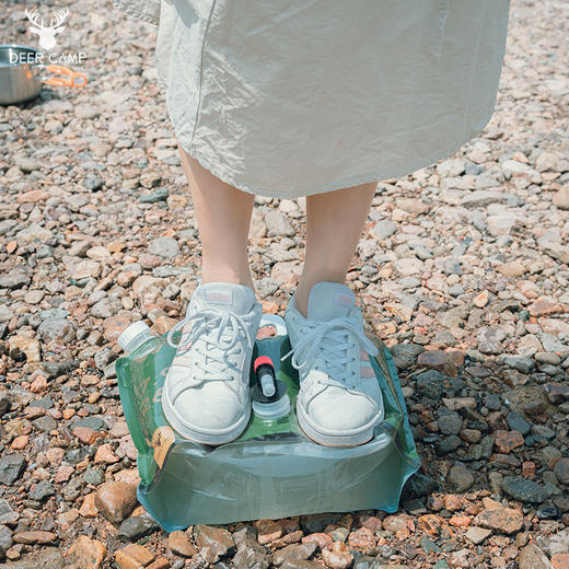 「第2个半价！大容量」户外大容量水袋 折叠储水袋 加厚带阀门露营用品软体收纳塑料水桶户外装备 商品图2