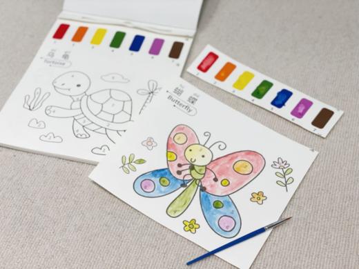 YPLUS • 新品❤爆款️“让你画到停不下来”丨便携水彩涂色本🎨 商品图1
