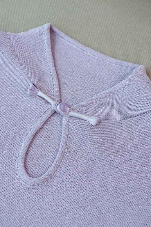 清云|中式盘扣冰丝T恤 商品图3