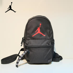 JORDAN乔丹配饰中性双肩包正黑色／乔丹红JD2013010TD002KR52