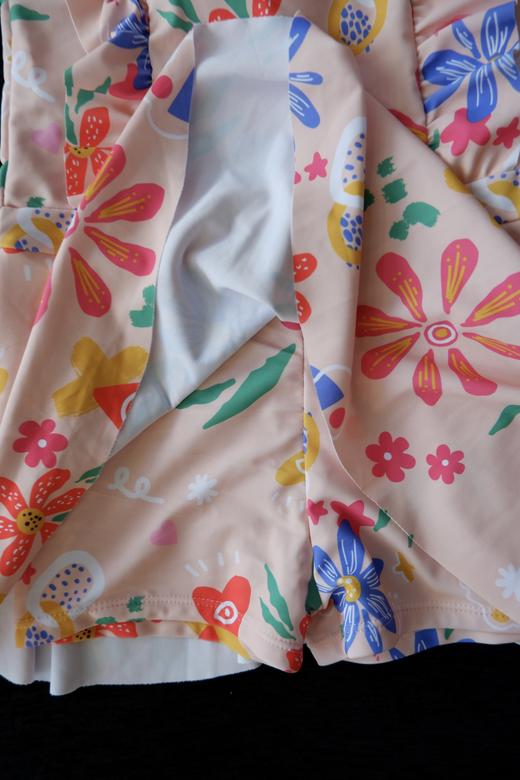 直发 605款欧迪芬太阳花女童连体泳衣（4-12岁） 商品图3