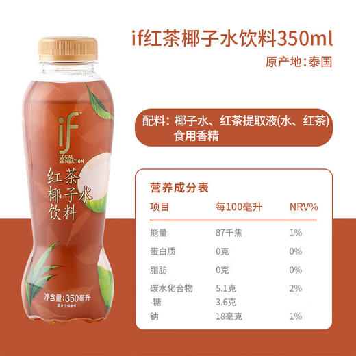 if红茶椰子水350ml 商品图4