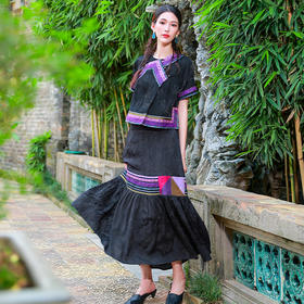 彝族系列 |  风禾百川民族风半身裙  | 现货加急发