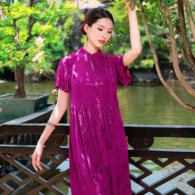 彝族系列| 檀黎提花连衣裙 | 现货加急发