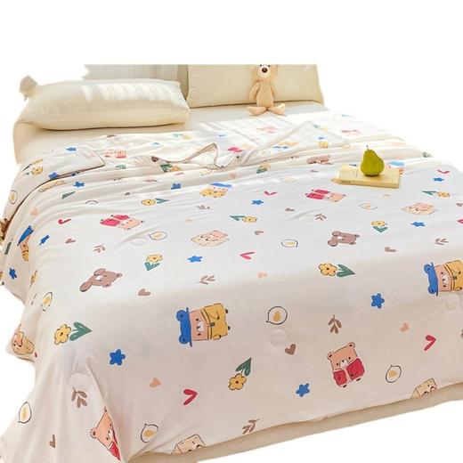 【守护夏日清凉！冰激凌夏凉被】A类氨纶涼感丝印花夏被，舒适睡感，自然绵柔，夏天可机洗A类母婴级，西瓜夏凉被薄被子L 商品图4