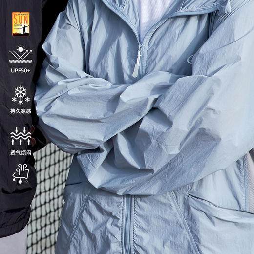 LUSHISI[冰铠盾]撞色拼接透气防泼水UPF50+防紫外线防晒皮肤衣服 商品图2