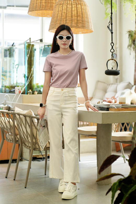 【圆领养肤T】臣禾 基础款正肩T恤9241050205【金猪甄选】 商品图8