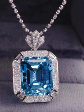 14.8ct 海蓝宝吊坠