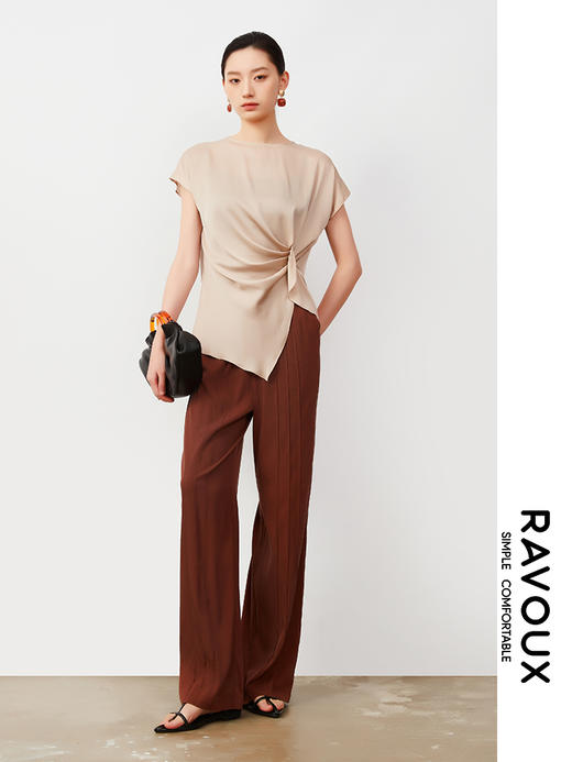 262169922铜氨丝直筒裤 商品图3