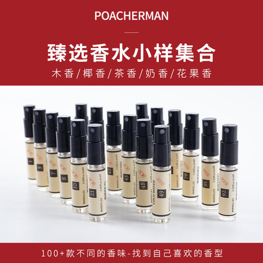 马赛系列香水试用套装 椰香迷你便携香水木香花香茶香香水小样礼盒送礼 商品图0